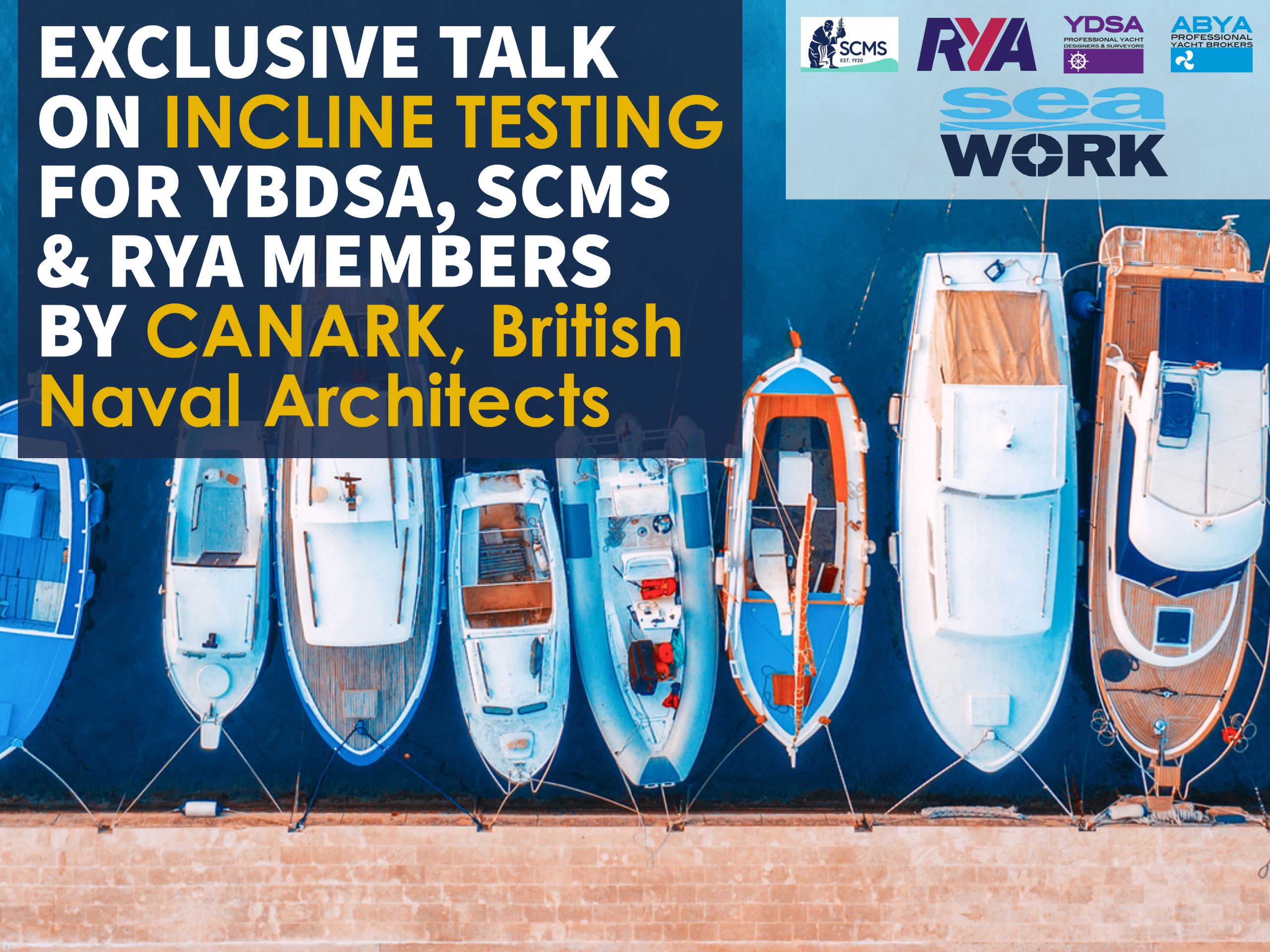 Exclusive talk for YBDSA, SCMS & RYA Members with Guy Canovan Managing Director of CANARK British Naval Architectures